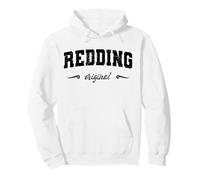 Original Redding California Retro Nom de Ville Natale Redding Sweat à Capuche