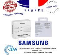 Samsung Chargeur rapide EP-TA800 original - Blister pour Galaxy S20+ (SM-G985)