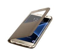 ORIGINAL SAMSUNG - COQUE DE PROTECTION S VIEW COVER OR POUR GALAXY S7 EDGE G935F
