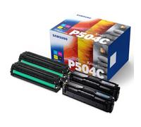Samsung CLT-P504C Pack de 4 cartouches authentiques de toner cyan/magenta/jaune/noir