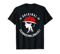 Original Schwarzwaldmaidli - Fille de la Forêt Noire avec Chapeau T-Shirt