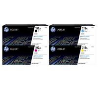 Original Set 4x Toner HP d'origine 212A W2120A W2121A W2122A W2123A