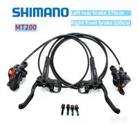 Original Shimano BL-MT200 MT201 M315 vtt VTT frein à disque hydraulique MT200 freins 2 pistons 3 doigts levier en acier BL-MT200 Seulement côté droit avant 100