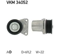 Original SKF Poulie Tensionneuse Courroie Crantée VKM 34052 Pour Ford Volvo