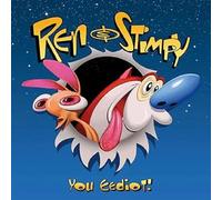 Original Soundtrack - Ren & Stimpy - You Eediot - Clear W/ Red, Blue, Wh