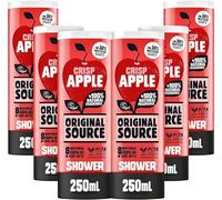 Original Source Crisp Apple Lot de 6 gels douche végétaliens sans paraben avec parfum 100 % naturel, 250 ml