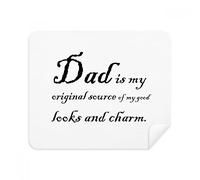 Original Source Dad Festival Lot de 2 chiffons de nettoyage en daim pour écran de téléphone