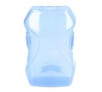 Original Squeeze Proof Toddlers Food Pouch Holder Baby Squeeze Proof Holder Squeeze Squeeze Proof Puree Pouch Feeding No Mess Réutilisable Conteneur (Bleu)