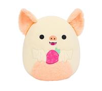 Original Squishmallows- Peluche de 19 cm- Meghan la Chauve -Souris Crème et Rose