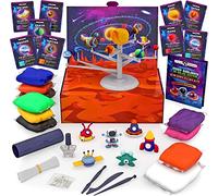 Original Stationery Kit d'Argile Sèche à l'air pour Système Solaire Mini Galaxy 3D, 10 Sacs d'argile, le tout pour Créer un Solar System Tournant avec la Pâte à Modeler Cadeaux Enfants