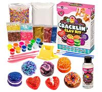 Original Stationery Kit de Pate à Modeler Cracklinée - Gâteaux et Bonbons, Activités Manuelles pour Enfants et Cadeau Fille 6 ans Idéal - Clay Cracking Kit