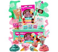 Original Stationery Kit de Slime de Crème Glacée aux Pépites Sucrées pour Les Filles, Kit de Bricolage en Slime Fluffy, Butter Slime et Slime Crunchy - Kit Slime Complet