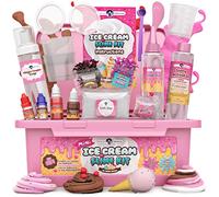 Original Stationery Mini Ice Cream Slime Kit pour Enfants -Jouet Kit Slime aux Glaces Loisir Creatif DIY Fluffy Butter Slime avec Colle Super Cadeau Fille Enfant 7-12 Ans