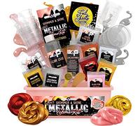 Original Stationery Mini Kit de Slime Métallisé Scintillant et Brillant pour Filles Fabriquez du Slime Métallique en Or Rose Slime Kit Fille 10-12 Ans Cadeaux Enfants Loisir Créatif