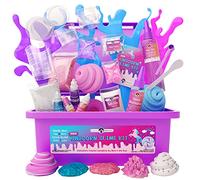 Original Stationery Mini Unicorne Slime Kit Complet - Faites du Slime Licorne, Couleurs, Paillettes, Mousse - Cadeau pour Filles et Enfants