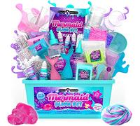 Original Stationery Slime Kit de Sirène pour Filles, Loisir Créatif de 35 Pièces pour la Fabrication de DIY Kit de Slime avec Paillettes - Cadeau pour Les Filles de 9 à 12