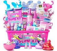Original Stationery Unicorn Slime Kit Faites Un Slime Crunchy, Molleux, Phosphorescent avec Le Kit de Bricolage de Magical Slime Glow in The Dark Cadeaux Enfants Loisir Créatif