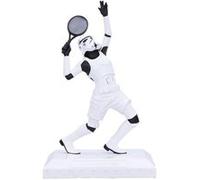 Nemesis Now Stormtrooper Serve It! Figurine de collection 18,8 cm - Stormtrooper original jouant au tennis avec raquette - Cadeaux et marchandises pour les fans