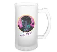 Original The Umbrella Academy Hello Goodbye Klaus Hargreeves Bière transparente Tasse Stein 0.5L