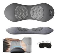 Original Therava 3-In-1 Back Massager, 2025 New Smooth - Spine Triple Fusion Back Massager, Vibration, Traction, Lumbar Traction Massagers, Suitable for Chairs, Bed and Car (Gray)