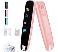 Original Translator Pen, Portable Smart Scanning & Reading Device, 112 Languages Electronic Dictionary Offline & Online Translation for Study, Work & Travel All People (Pink)