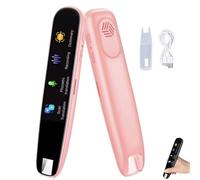 Original Translator Pen, Portable Smart Scanning Reading Translator with 112 Language Support, Offline Online Electronic Dictionary for Study, Work and Travel (Pink)