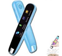 Original Translator Pen, Portable Smart Scanning & Reading Translators, Supports 112 Languages, Electronic Dictionary for Study, Portable Support for Offline Intelligent Translation Pen (Blue)