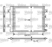 Valeo Condenseur de climatisation 814077 R 134a pour Dacia, Renault, Lada