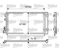 Original VALEO Condenseur Climatisation 814094 Pour Renault