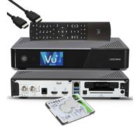 ►Original VU+ Uno SE 4K 1x DVB-S2 FBC Twin Tuner Récepteur Linux UHD + 1 To HDD