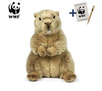 Original WWF Jouet En Peluche Marmotte 23Cm Avec Bloc Et Stylo