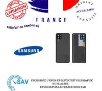 Originale Cache Batterie Vitre Arrière Noir Pour Samsung Galaxy A12 (A125F)