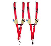 Originale Set d'aide au Portage Roto pour Fenêtres de Toit | Pour deux Personnes | Portage Confortable d'une Longueur de 180 cm et d'un Poids de 120 kg | Sécurité de Transport et dos Sain | Rouge