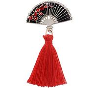 Originality Broche en métal émaillé en forme de lanterne et gland en forme de théière, cadeau durable et astucieux