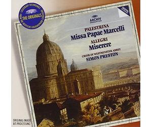 Originals: Palestrina: Missa Papae Marcelli; Allegri: Miserere by Simon Preston (2013-05-04)