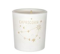 ORIGINALWAX Blanc Bougie Parfumée Mangue Signe du Zodiaque Capricorne (Capricorn) Bougie en Cire de Soja Artisanales en Verre Signe Astrologique Vegan Bougie 180g Idée Cadeau