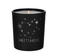 ORIGINALWAX Noir Bougie Parfumée Pomme au four Signe du Zodiaque Sagittaire (Sagittarius) Bougie en Cire de Soja Artisanales en Verre Signe Astrologique Vegan Bougie 180g Idée Cadeau