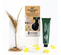 Originary Color - Kit Teinture Permanente Professionnelle Couleur 1-0 Noir 100ml + Crème Oxydante 100ml + Shampooing 30ml, Formule sans Ammoniaque ni PPD
