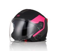 ORIGINE Casque de Moto Jet Bluetooth Casque Scooter avec Double Visière Homologué ECE 22 - 06