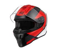 ORIGINE Casque Moto Intégral avec Visière pour Adultes et Enfants Homologué ECE (Bolt Gloss Red Black,M)