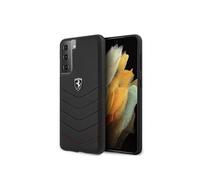 origine etui ferrari hard coque off track quilted fehquhcs21mbk pour samsung s21 plus galaxy noir