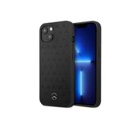 origine etui mercedes cuir stars pattern mehcp13spsqbk pour iphone 13 mini noir