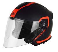 Origine Helmets 201586020100503 Casque Jet Palio Flow 2.0, noir/orange, S