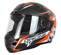 Origine Helmets Casque Moto, Noir/Rouge, Taille XXL