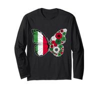 Origine Italienne Drapeau Italie Papillon Racines Italiennes Manche Longue