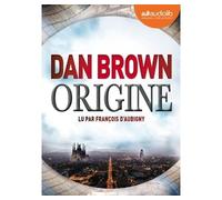 Origine Livre audio 2 CD MP3 - Dan Brown - Audiolib - Texte lu (CD) - Textes lus CD