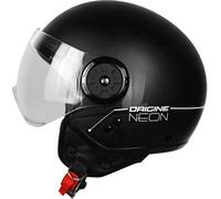 Origine Neon Street Casque jet Taille : XS (54), Couleur : Noir