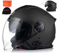 Origine Palio 2.0 Mini S7 Bluetooth Casque jet couleur : Titan Matt, taille : L (59/60)
