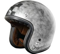 Origine Primo Scacco Casque jet couleur : argent/noir, taille : XS (54)