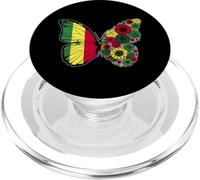 Origine sénégalaise Drapeau Sénégal Papillon Racines PopSockets PopGrip pour MagSafe